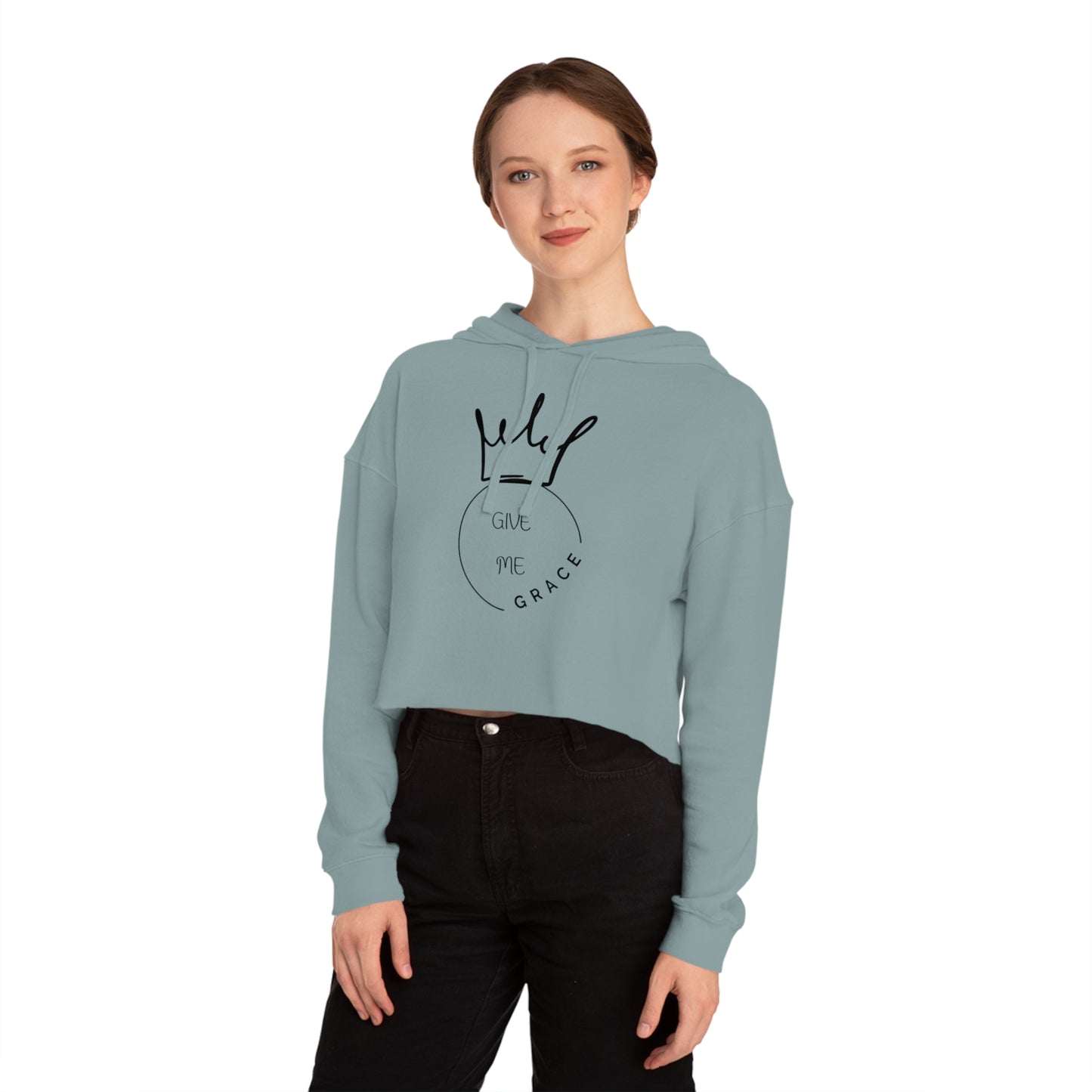 Give Me Grace Unisex Cropped Hoodie