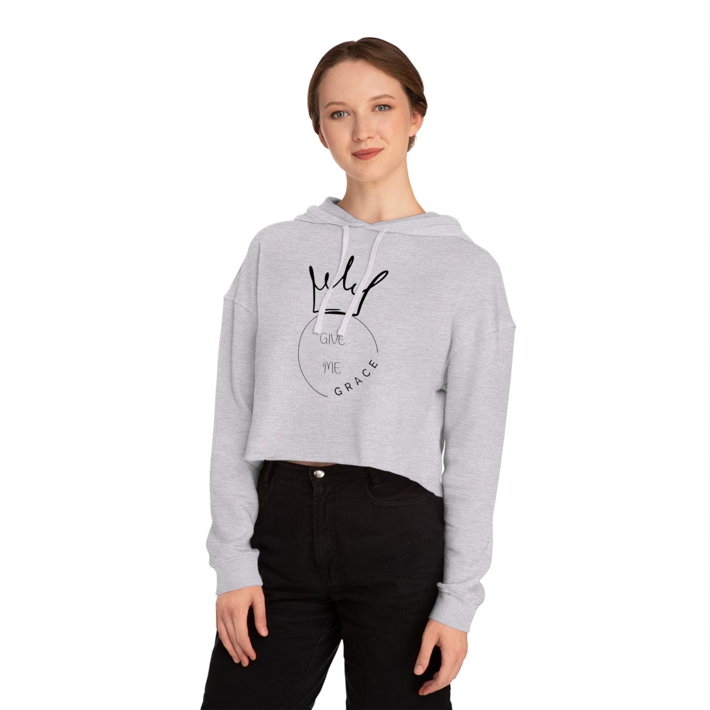 Give Me Grace Unisex Cropped Hoodie