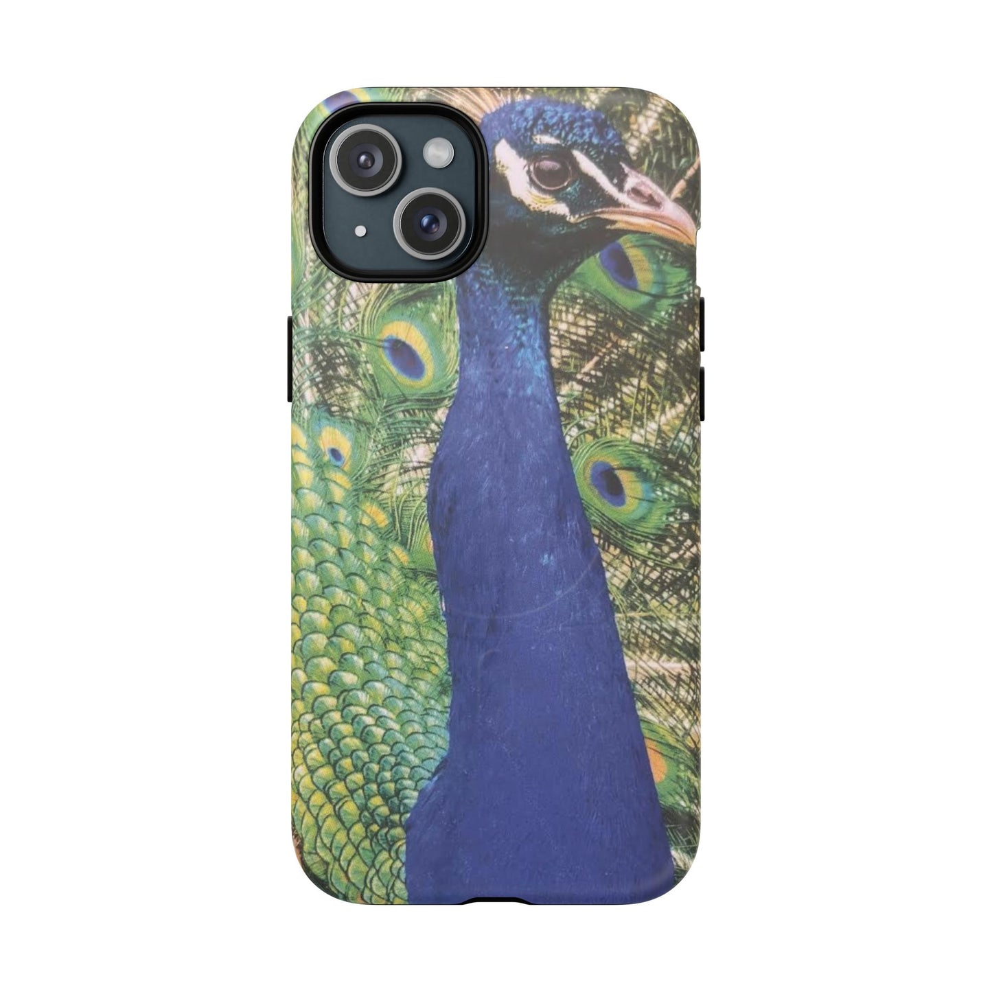 Magnetic Tough 2 Layer Phone Case — Peacock Skin Protective Cover