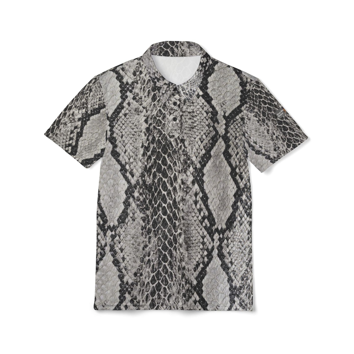 Snakeskin Polo Shirt | Snakeskin Pattern Polo