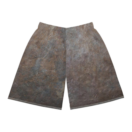 Clean Slate Basketball Shorts — Slate All-Over-Print Athletic Shorts