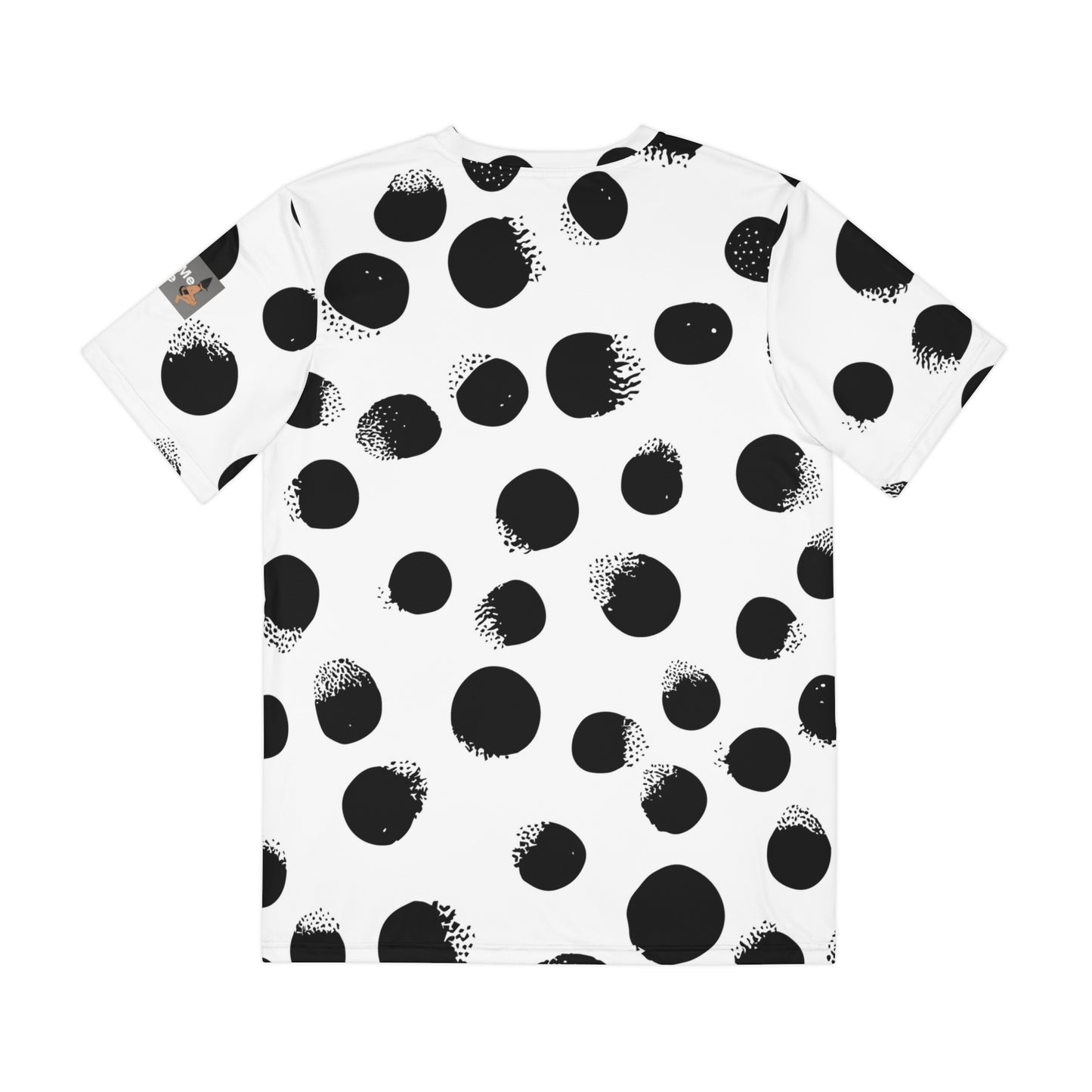 Give Me Grace Unisex Tee Black & White Polka Dots light weight T-Shirt, , Matching Leggings, Joggers, Shorts, Activewear Set