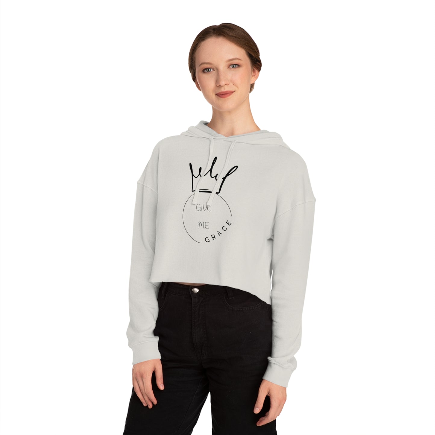 Give Me Grace Unisex Cropped Hoodie