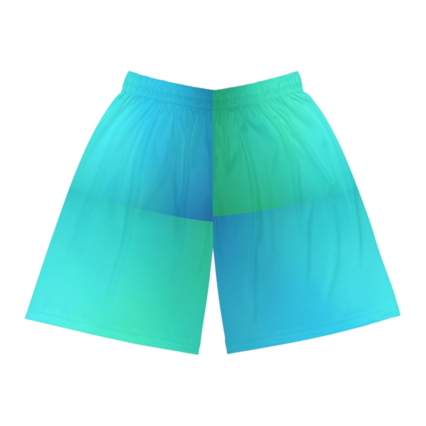 Cyan Basketball Shorts all-over print | Athletic Shorts