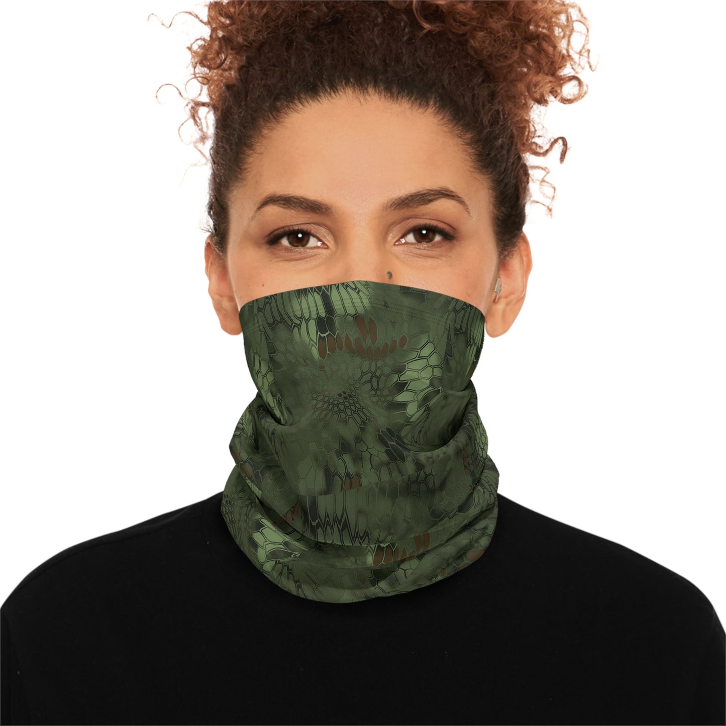 Neck Gaiter With Drawstring — All-Season Face Mask for Skiing, Cold Weather & Everyday Protection