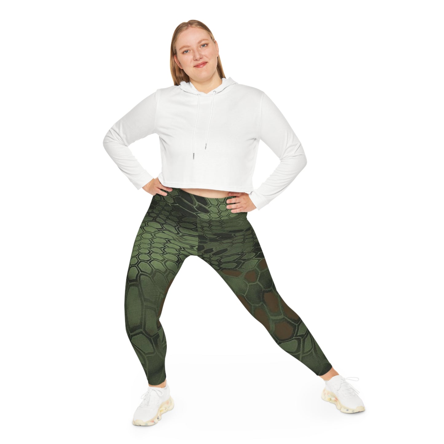 Plus size Give Me Grace Signature Print Green - Plus Size Up to 6X