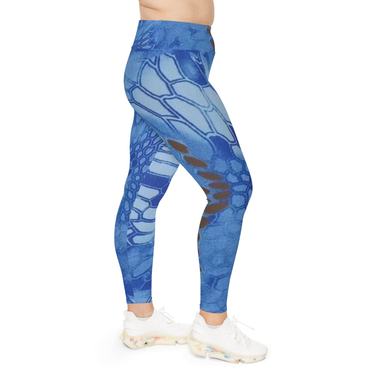 Plus size Give Me Grace Signature Print Blue - Plus Size Up to 6X