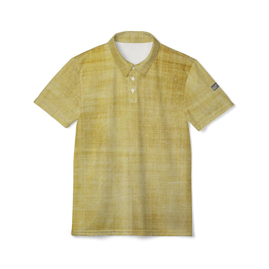Solid Gold Polo Shirt | Metallic Gold Polo